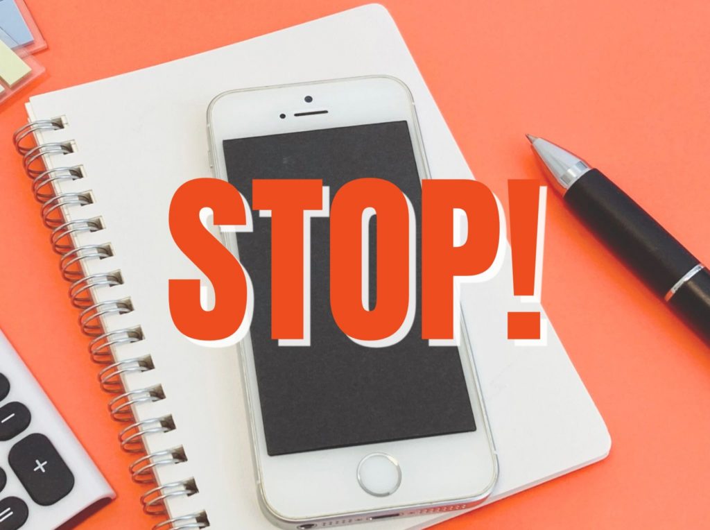 停止通知を受けた時に最初にすべきこと